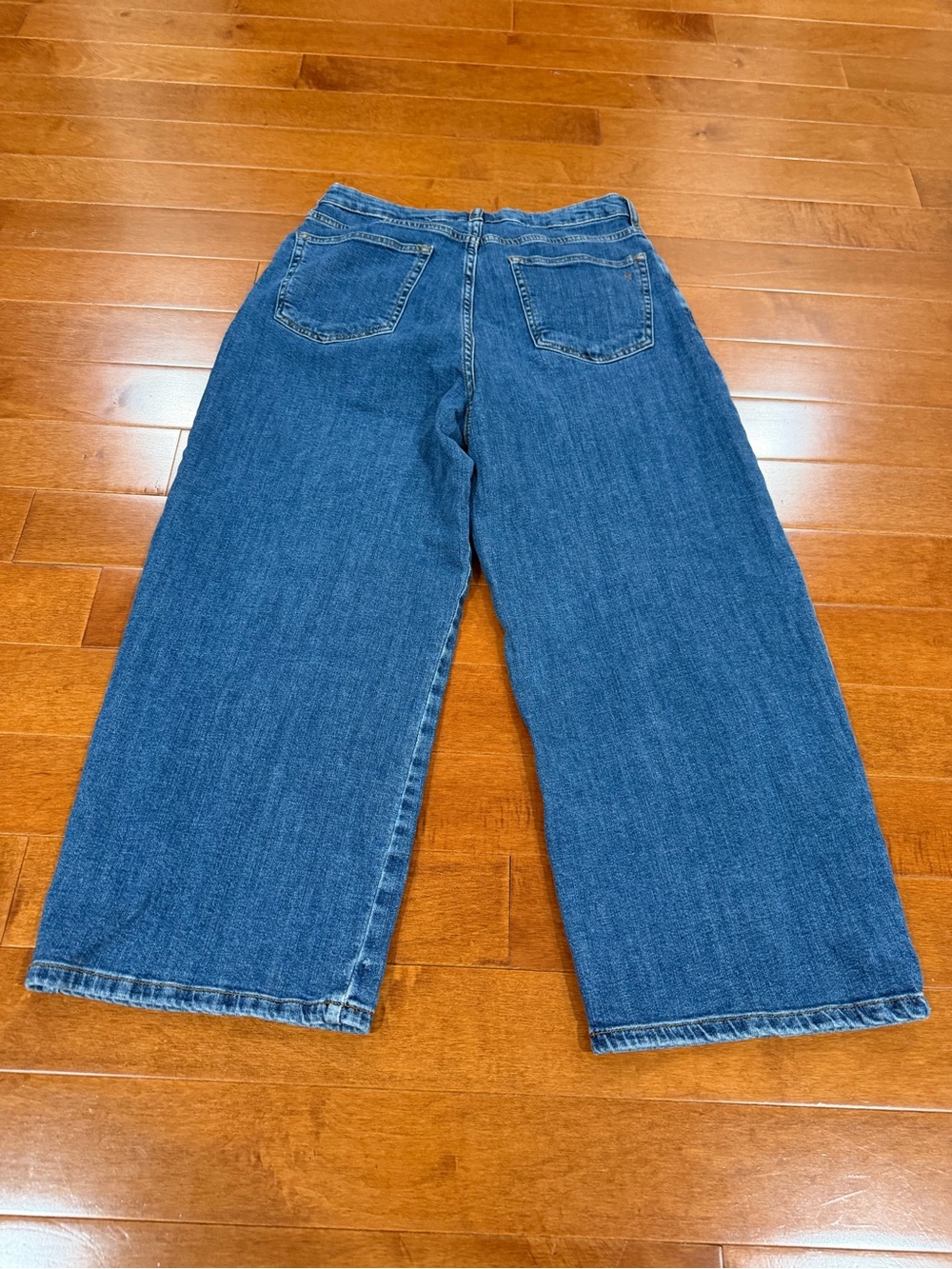 Pilcro Anthropologie Blue Ankle Length Kenna Heritage Barrel Leg Jeans Sz. 29 - Picture 4 of 6